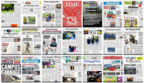 Newspaper-covers